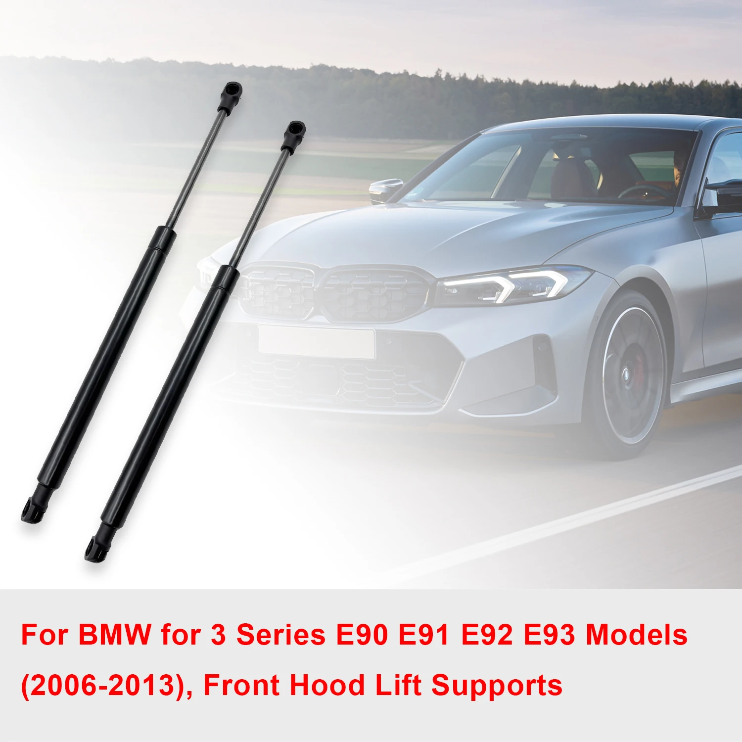 2 шт. газовых упоров для BMW 3 серии (E90 E91 E92 E93) 2006-2013, передние амортизаторы капота, рынок ЕС/США, OE 51237060550 YD0058
2 шт. газовых упоров для BMW 3 серии (E90 E91 E92 E93) 2006-2013, передние амортизаторы капота, рынок ЕС/США, OE 51237060550 YD0058