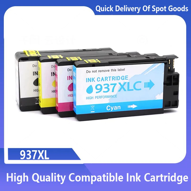 937 937e 937XL Ink Cartridge For HP937 937e Compatible For HP Officejet pro 9120 9122 9123 9125 9130 9720 9730 Printer
937 937e 937XL Ink Cartridge For HP937 937e Compatible For HP Officejet pro 9120 9122 9123 9125 9130 9720 9730 Printer