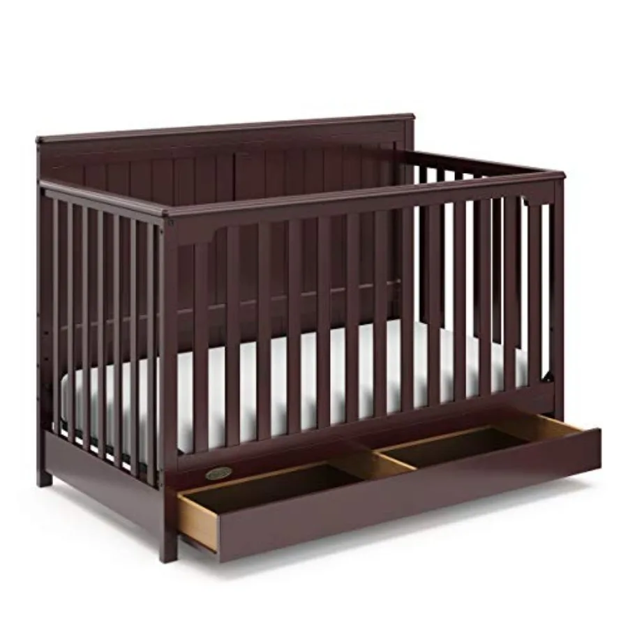 Graco Hadley 5-in-1 Convertible Crib with Drawer GREENGUARD Gold Certified, Fits Standard Crib Mattress, Converts to Toddler Be
Graco Hadley 5-in-1 Convertible Crib with Drawer GREENGUARD Gold Certified, Fits Standard Crib Mattress, Converts to Toddler Be
