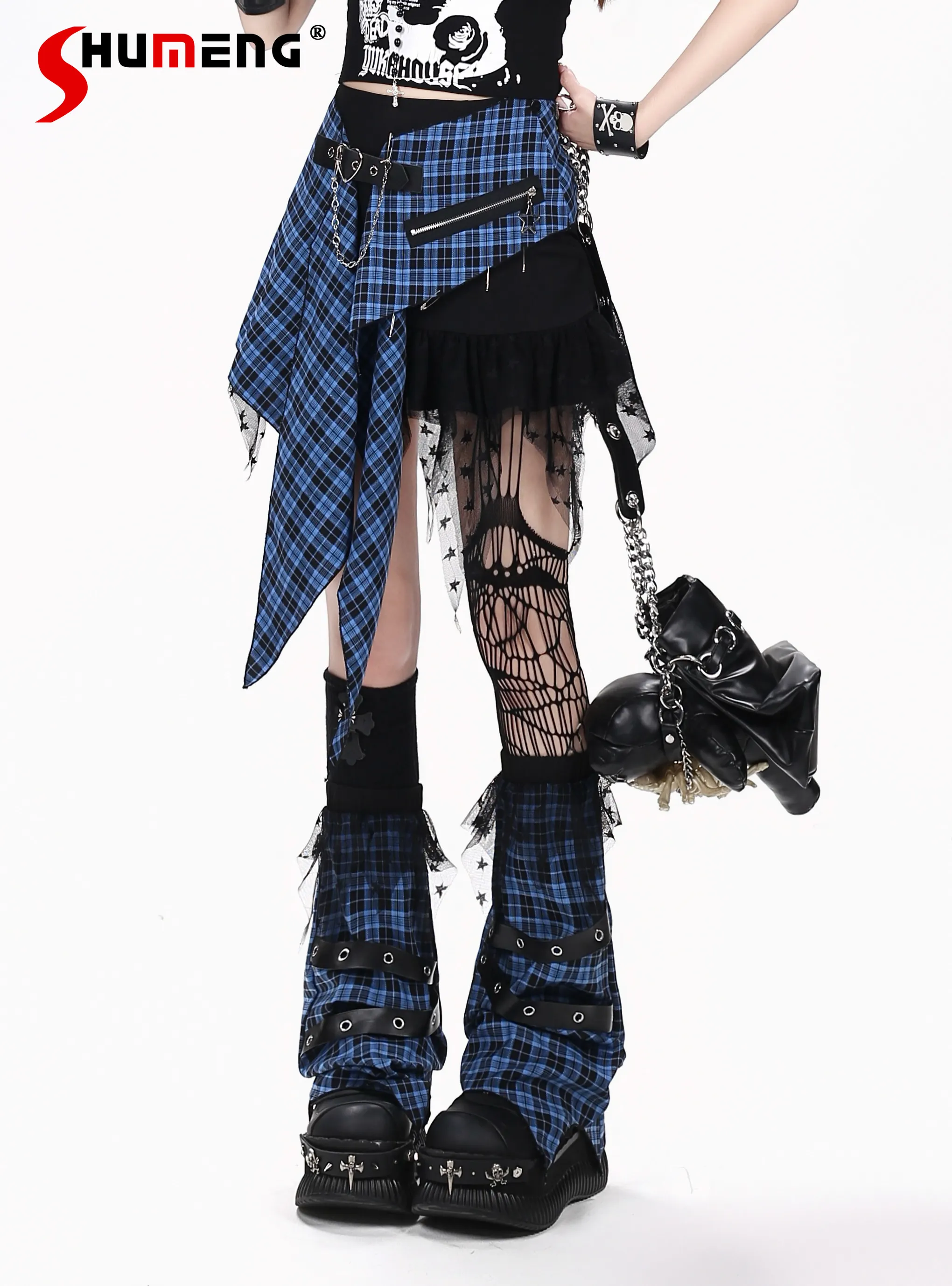 Original Sweet Cool Y2k Irregular Plaid Splicing Skirt Summer New Student Street Fashion Short Skirt Girls Skirts for Women
Original Sweet Cool Y2k Irregular Plaid Splicing Skirt Summer New Student Street Fashion Short Skirt Girls Skirts for Women