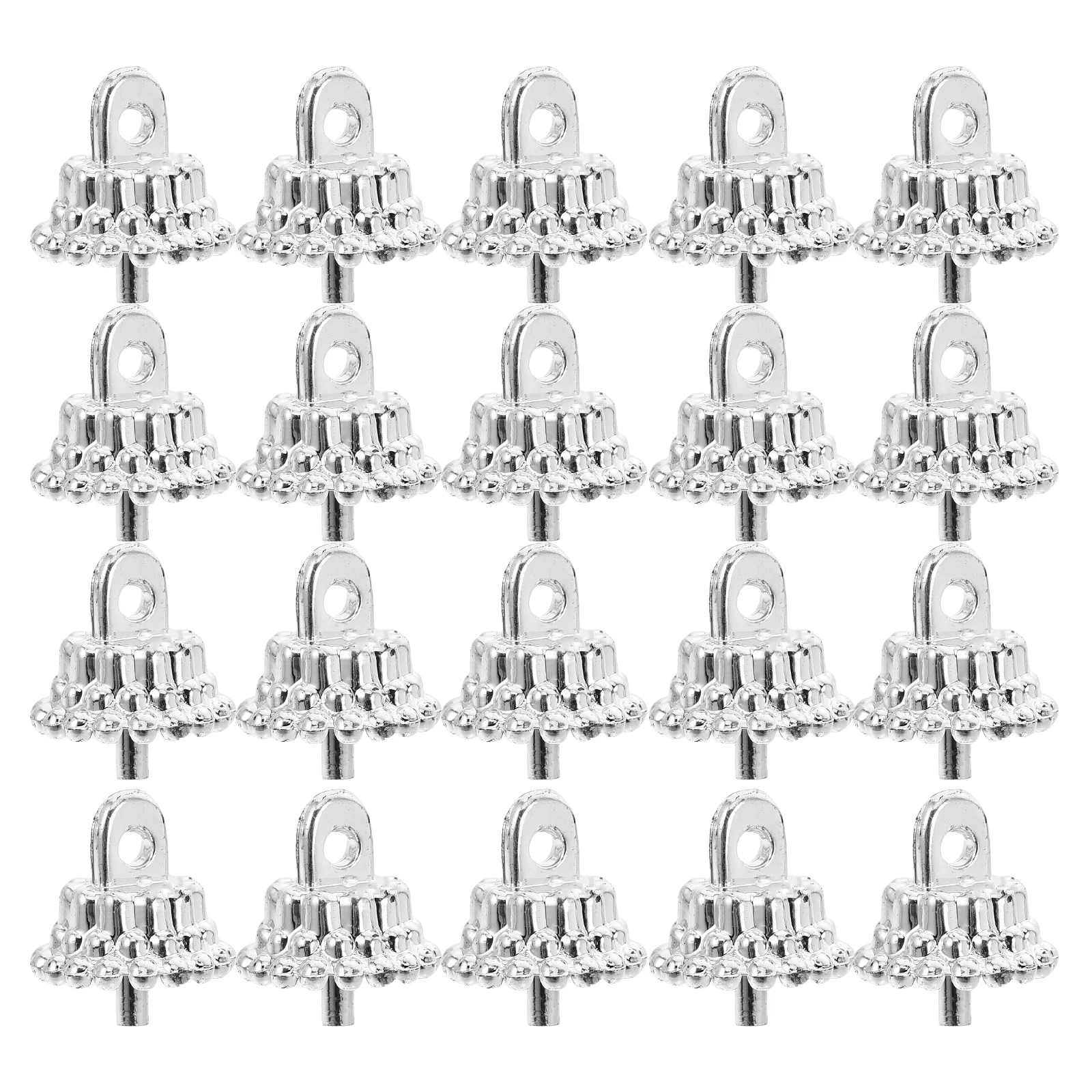 100pcs Christmas Ball Cap Round Ornament Caps Replacement Hanging Tree Decor Plastic Festive Embossed Metal Hangers
100pcs Christmas Ball Cap Round Ornament Caps Replacement Hanging Tree Decor Plastic Festive Embossed Metal Hangers