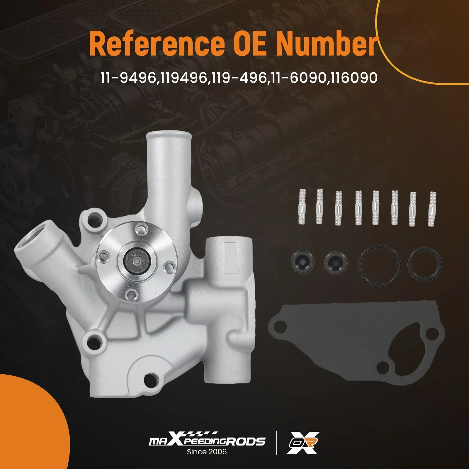 Водяной насос для дизельных двигателей Yanmar TK2.44 TK2.49, алюминиевый корпус, 13-0506, 13-506
Водяной насос для дизельных двигателей Yanmar TK2.44 TK2.49, алюминиевый корпус, 13-0506, 13-506