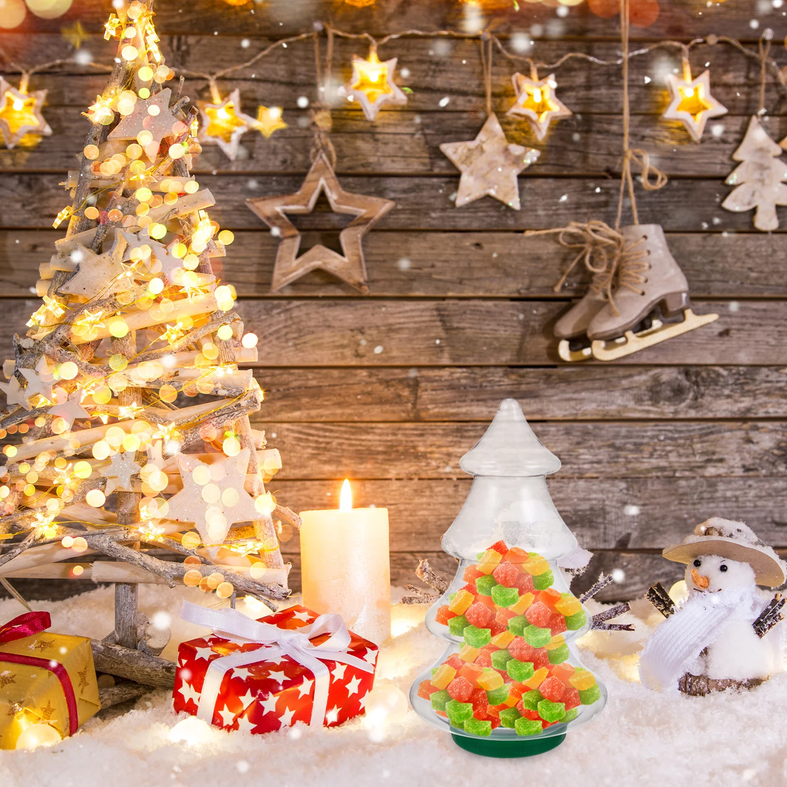 Plastic Christmas Tree Candy Jar 1pc Clear Xmas Shaped Cookie Container Festival Biscuit Gift Box Party Favor Supplies
Plastic Christmas Tree Candy Jar 1pc Clear Xmas Shaped Cookie Container Festival Biscuit Gift Box Party Favor Supplies