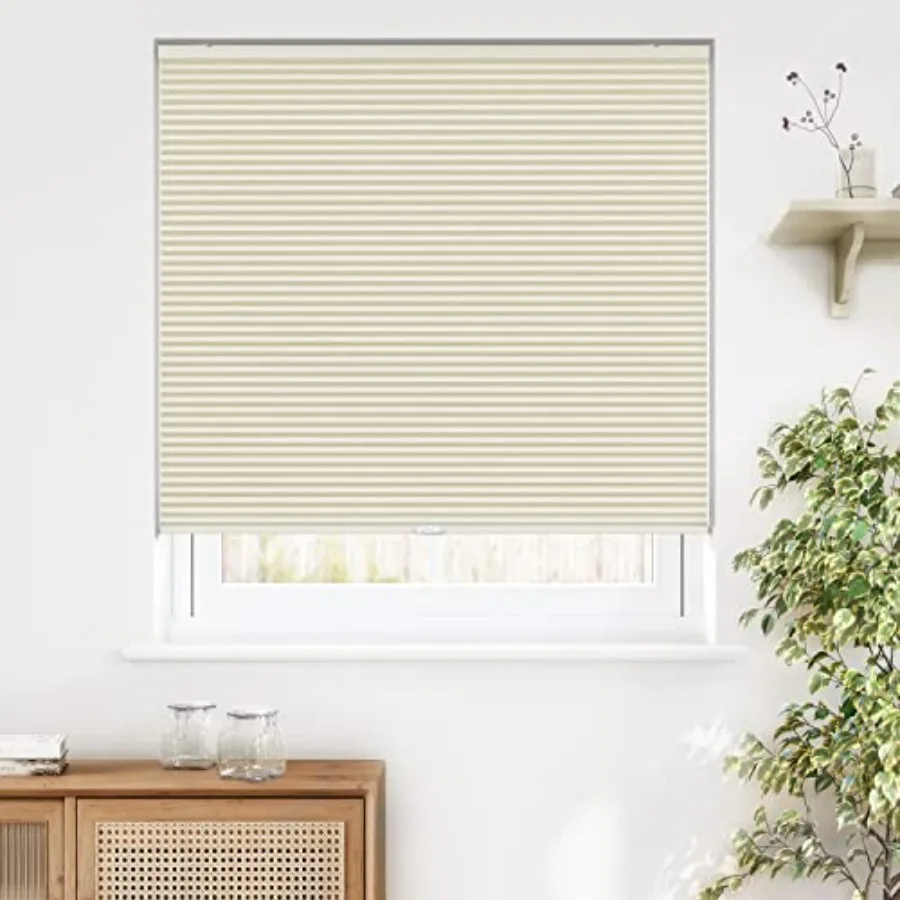 Cordless Cellular Shades, Blackout Privacy Honeycomb Shades for Home, Thermal Insulation Noise Reduction Blinds for Windows, 33
Cordless Cellular Shades, Blackout Privacy Honeycomb Shades for Home, Thermal Insulation Noise Reduction Blinds for Windows, 33