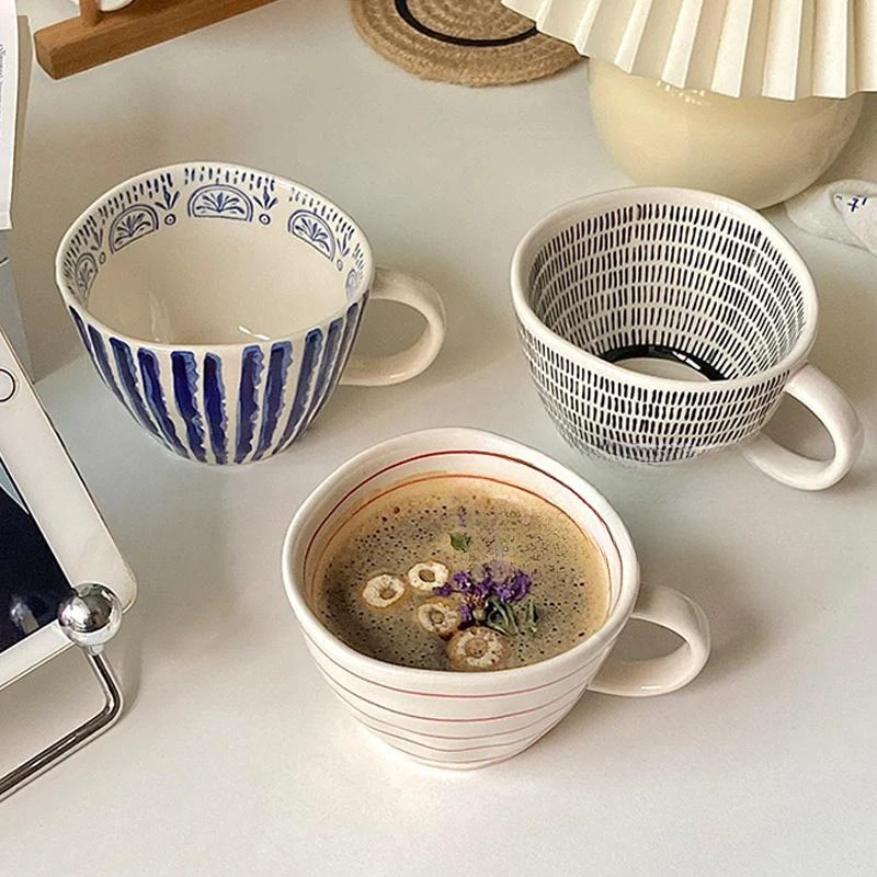 Ceramic Mug Coffee Cup With Handle Cute Retro Irregular A Versatile Cup Suitable For Oatmeal Breakfast Milk Yogurt Soybean Milk
Ceramic Mug Coffee Cup With Handle Cute Retro Irregular A Versatile Cup Suitable For Oatmeal Breakfast Milk Yogurt Soybean Milk