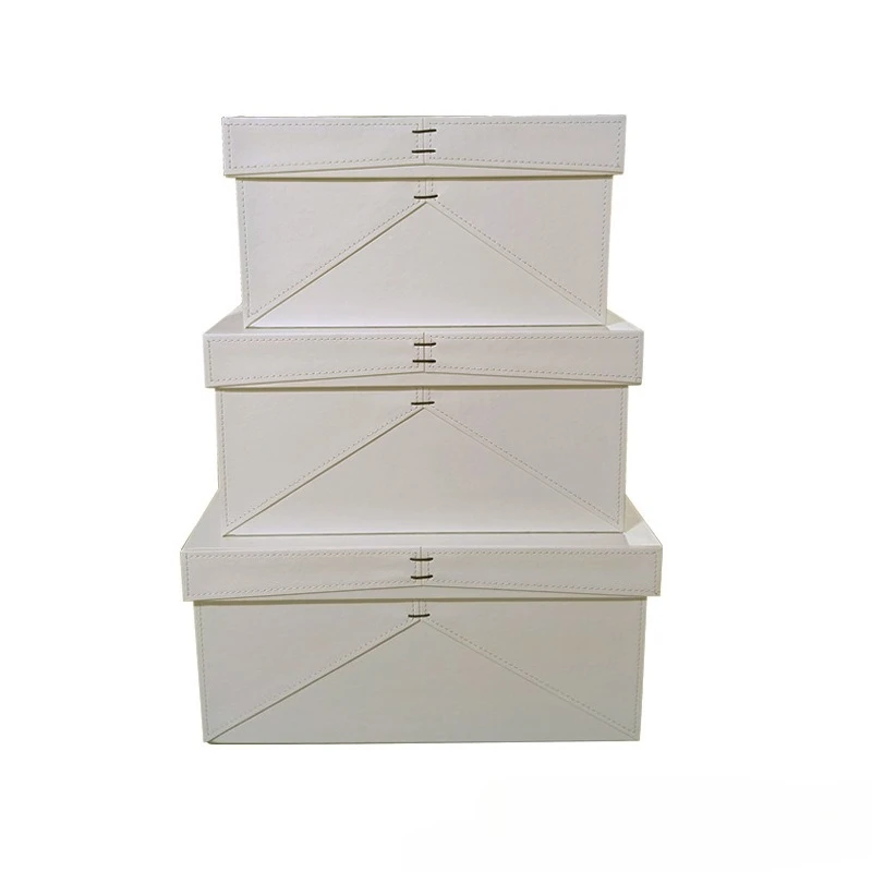 Cloakroom Storage Boxs Leather Organizer Box Bedroom Multi Functional Stored Cases Household Wardrobe Decorative Ornaments
Cloakroom Storage Boxs Leather Organizer Box Bedroom Multi Functional Stored Cases Household Wardrobe Decorative Ornaments