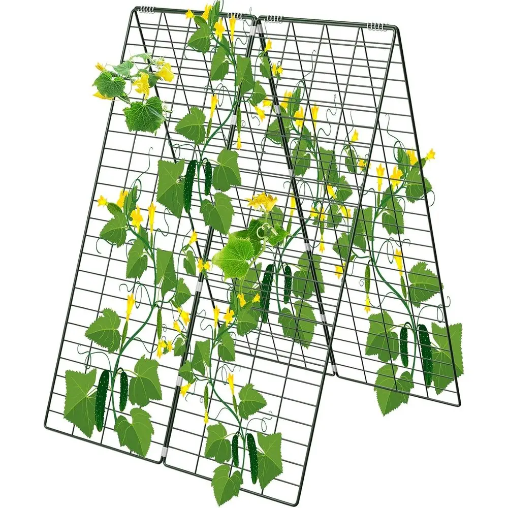 34" x 48" oldable Cucumber Trellis with Garden Stakes and Zip Ties Plant Support A e Metal Trellis or ClimPlants, Cucumber, Vege
34" x 48" oldable Cucumber Trellis with Garden Stakes and Zip Ties Plant Support A e Metal Trellis or ClimPlants, Cucumber, Vege