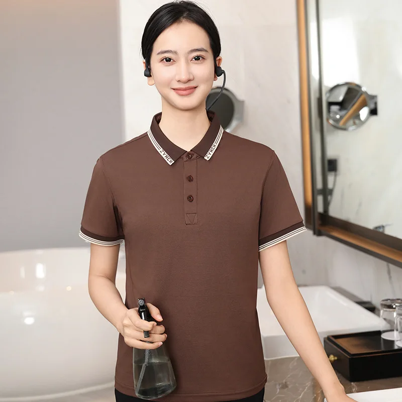 Cleaning work uniformtShort-sleeved shirts for hotel staff, school, factory, cleaning staff, factory uniforms, work clothes, uni
Cleaning work uniformtShort-sleeved shirts for hotel staff, school, factory, cleaning staff, factory uniforms, work clothes, uni
