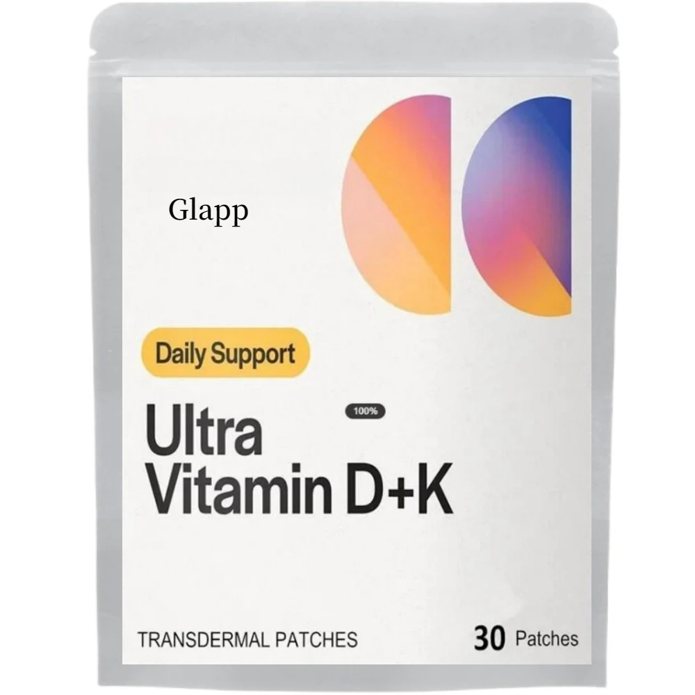 30 Patches Vitamin D3 K2 Transdermal Patches for Calcium Absorption, Bone Strength, Cardiovascular & Immune Function Support
30 Patches Vitamin D3 K2 Transdermal Patches for Calcium Absorption, Bone Strength, Cardiovascular & Immune Function Support