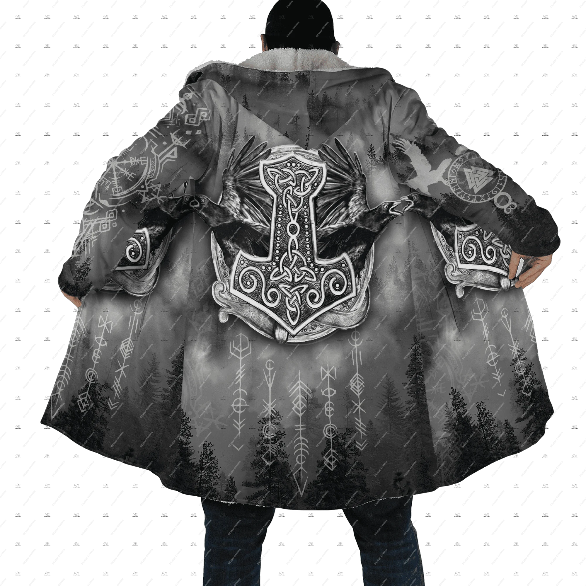 NewFashion Valhalla God Odin Warrior Wolf Fenrir Tattoo Vintage 3DPrint Windbreaker Winter Overcoat Hoody Cloak Fleece Hoodies Q
NewFashion Valhalla God Odin Warrior Wolf Fenrir Tattoo Vintage 3DPrint Windbreaker Winter Overcoat Hoody Cloak Fleece Hoodies Q