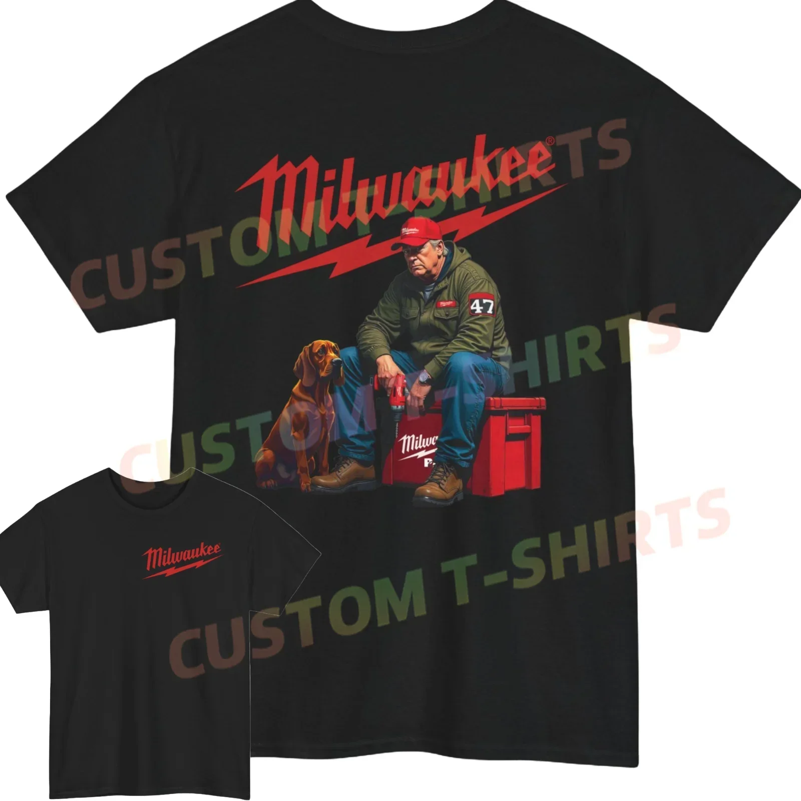 2025 Men T Shirt Casual Milwaukees Trump T-shirt Graphic Summer Short Sleeves 100% Cotton S-3XL
2025 Men T Shirt Casual Milwaukees Trump T-shirt Graphic Summer Short Sleeves 100% Cotton S-3XL