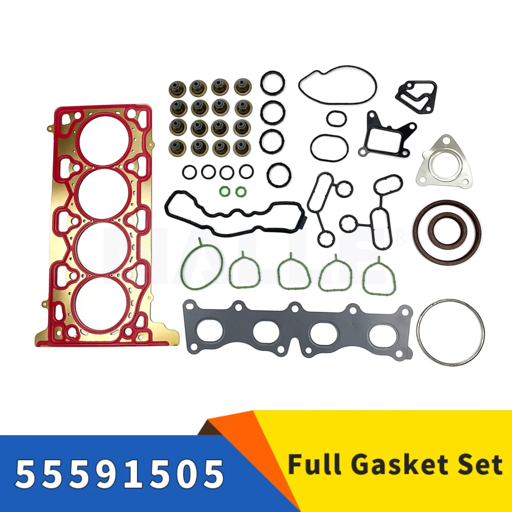 Engine Full Gasket Set For Buick 14 Encore 1.4T GMC Chevrolet TRAX 1.5T Car Accessories 55591505 Cylinder Head Gasket Repair Kit
Engine Full Gasket Set For Buick 14 Encore 1.4T GMC Chevrolet TRAX 1.5T Car Accessories 55591505 Cylinder Head Gasket Repair Kit