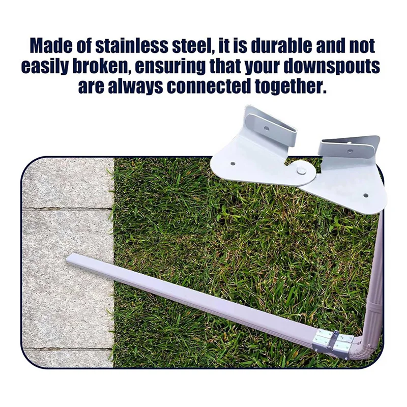 【MEET】8 Pack Gutter Downspout Extensions Gutter Hinges Downspout Extension For Rectangle Or Square Downspout
【MEET】8 Pack Gutter Downspout Extensions Gutter Hinges Downspout Extension For Rectangle Or Square Downspout