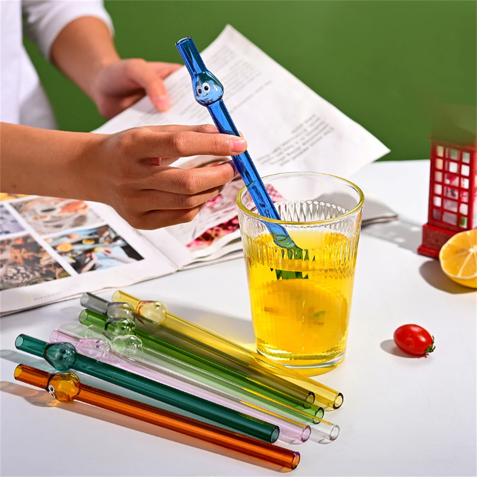 3pcs Cartoon Straw Set Cartoon Transparent Colored Glass Straw High Temperature Resistant High Borosilicate Straight Straw
3pcs Cartoon Straw Set Cartoon Transparent Colored Glass Straw High Temperature Resistant High Borosilicate Straight Straw
