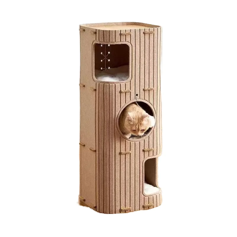 Triple-Layer Cat Tree Double Triple Nest Buckets Special Water Wood Material Includes Felt Scratcher-for Big Household Sundries
Triple-Layer Cat Tree Double Triple Nest Buckets Special Water Wood Material Includes Felt Scratcher-for Big Household Sundries