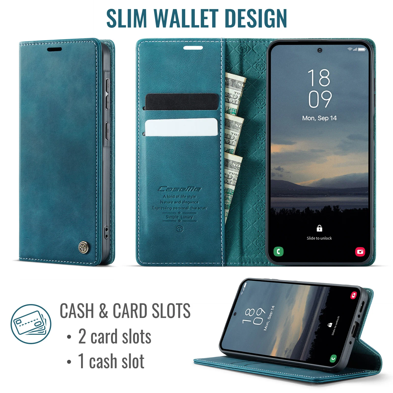 For Samsung Galaxy A37,A57, Caseme-033 Book Style Flip PU Leather Wallet Case Card Slot Pocket Pouch Stand Phone Cover Cash Slot
For Samsung Galaxy A37,A57, Caseme-033 Book Style Flip PU Leather Wallet Case Card Slot Pocket Pouch Stand Phone Cover Cash Slot