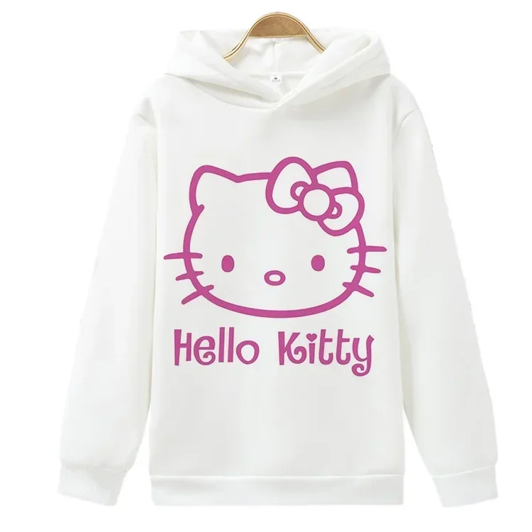 Cartoon Sweater Hooded Hellokitty Anime Clothes Long Sleeve Jacket Hoodies Women Everyday Casual White Print Kawaii Clothes
Cartoon Sweater Hooded Hellokitty Anime Clothes Long Sleeve Jacket Hoodies Women Everyday Casual White Print Kawaii Clothes