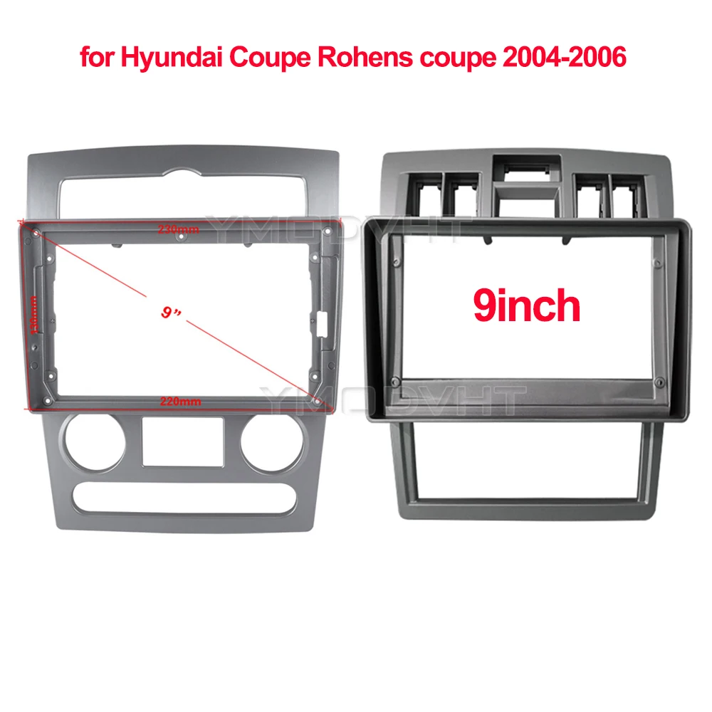 Car Radio Fascia for Hyundai Coupe Rohens-coupe DVD Stereo Frame Plate Mounting Dash Installation Bezel Trim kit 9inch
Car Radio Fascia for Hyundai Coupe Rohens-coupe DVD Stereo Frame Plate Mounting Dash Installation Bezel Trim kit 9inch