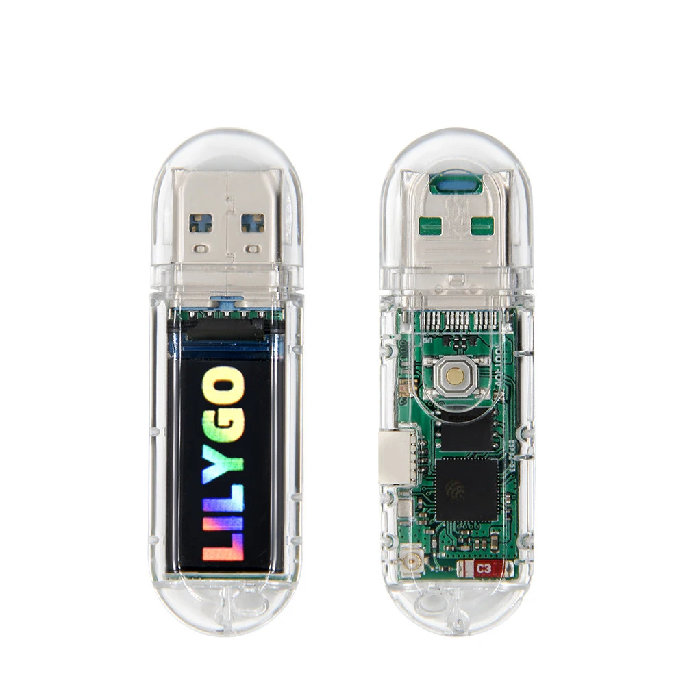 LILYGO® T-Dongle-S3 Development Board with 0.96-inch LCD Display, Supports WiFi, Bluetooth and TF Card
LILYGO® T-Dongle-S3 Development Board with 0.96-inch LCD Display, Supports WiFi, Bluetooth and TF Card