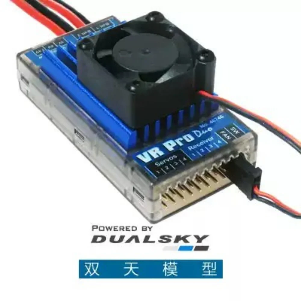 DUALSKY VR Pro Duo 100cc сильноточный линейный регулятор для турбопроводного двигателя 15ABEC 
DUALSKY VR Pro Duo 100cc сильноточный линейный регулятор для турбопроводного двигателя 15ABEC