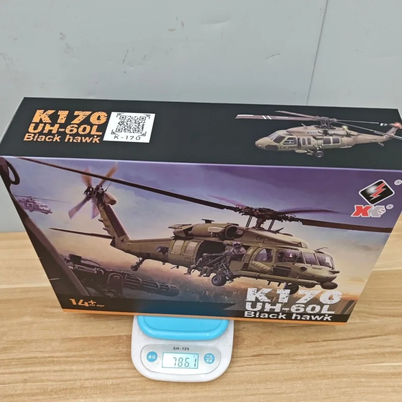 Wl K170 Black Hawk Вертолет с дистанционным управлением, четырехсторонняя бесщеточная модель самолета с фиксированной высотой, Uh60l, радиоуправляемая имитационная модель игрушки
Wl K170 Black Hawk Вертолет с дистанционным управлением, четырехсторонняя бесщеточная модель самолета с фиксированной высотой, Uh60l, радиоуправляемая имитационная модель игрушки