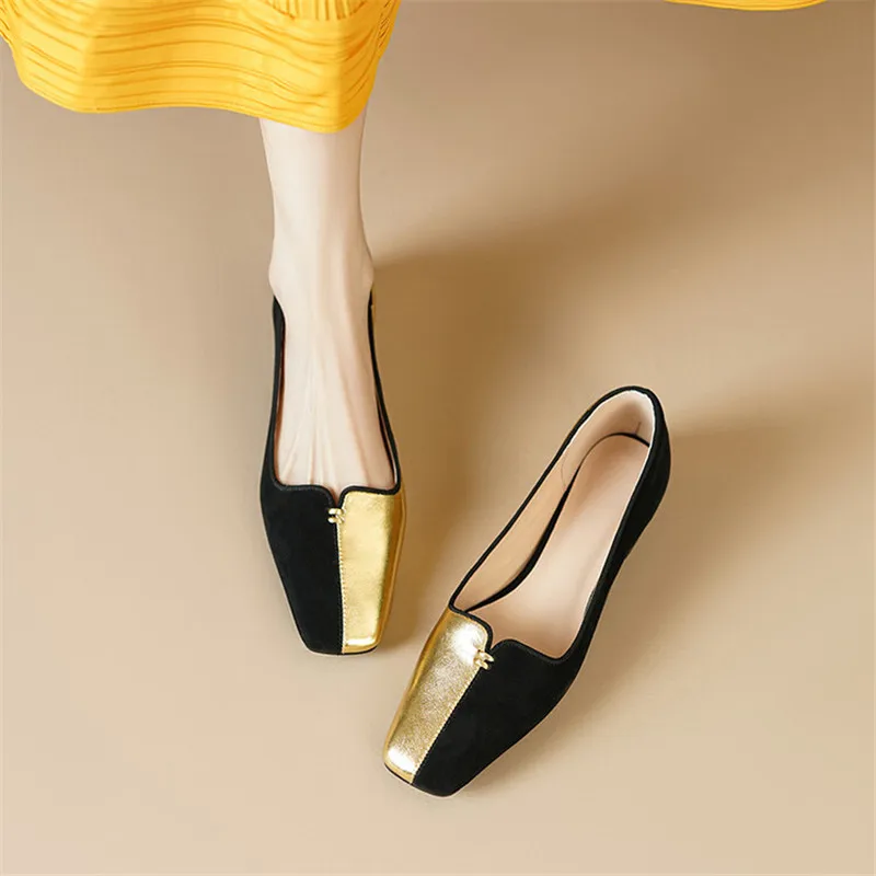 2023 New Spring/Autumn Square Toe Low Heel Women Pumps Mixed Color Loafers Shoes for Women Comfortable and Soft Ladies Shoes
2023 New Spring/Autumn Square Toe Low Heel Women Pumps Mixed Color Loafers Shoes for Women Comfortable and Soft Ladies Shoes