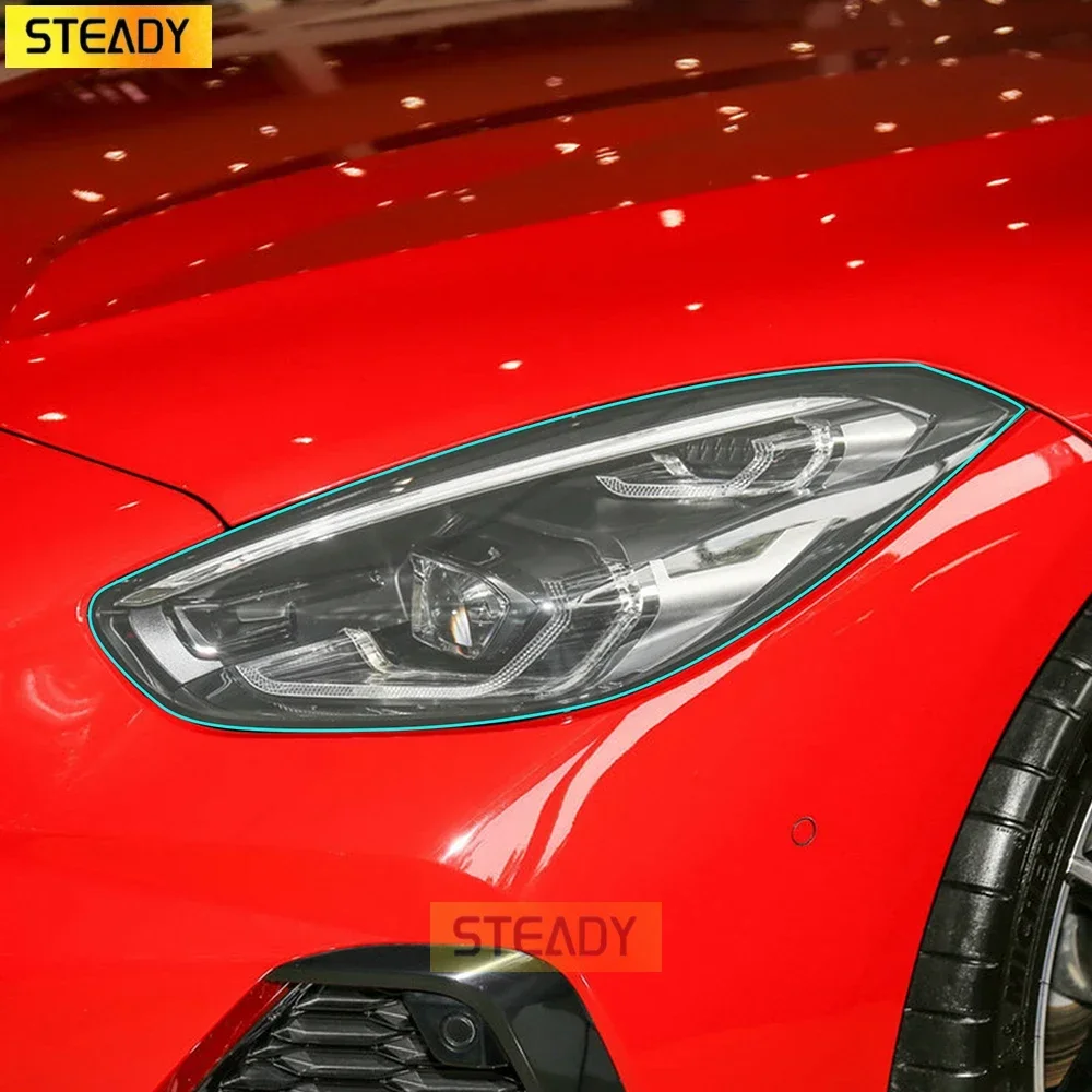 2 Pcs Car Headlight Protective Film Headlamp Transparent Black TPU Sticker For BMW Z4 G29 M40i sDrive 2019-Present Accessories
2 Pcs Car Headlight Protective Film Headlamp Transparent Black TPU Sticker For BMW Z4 G29 M40i sDrive 2019-Present Accessories