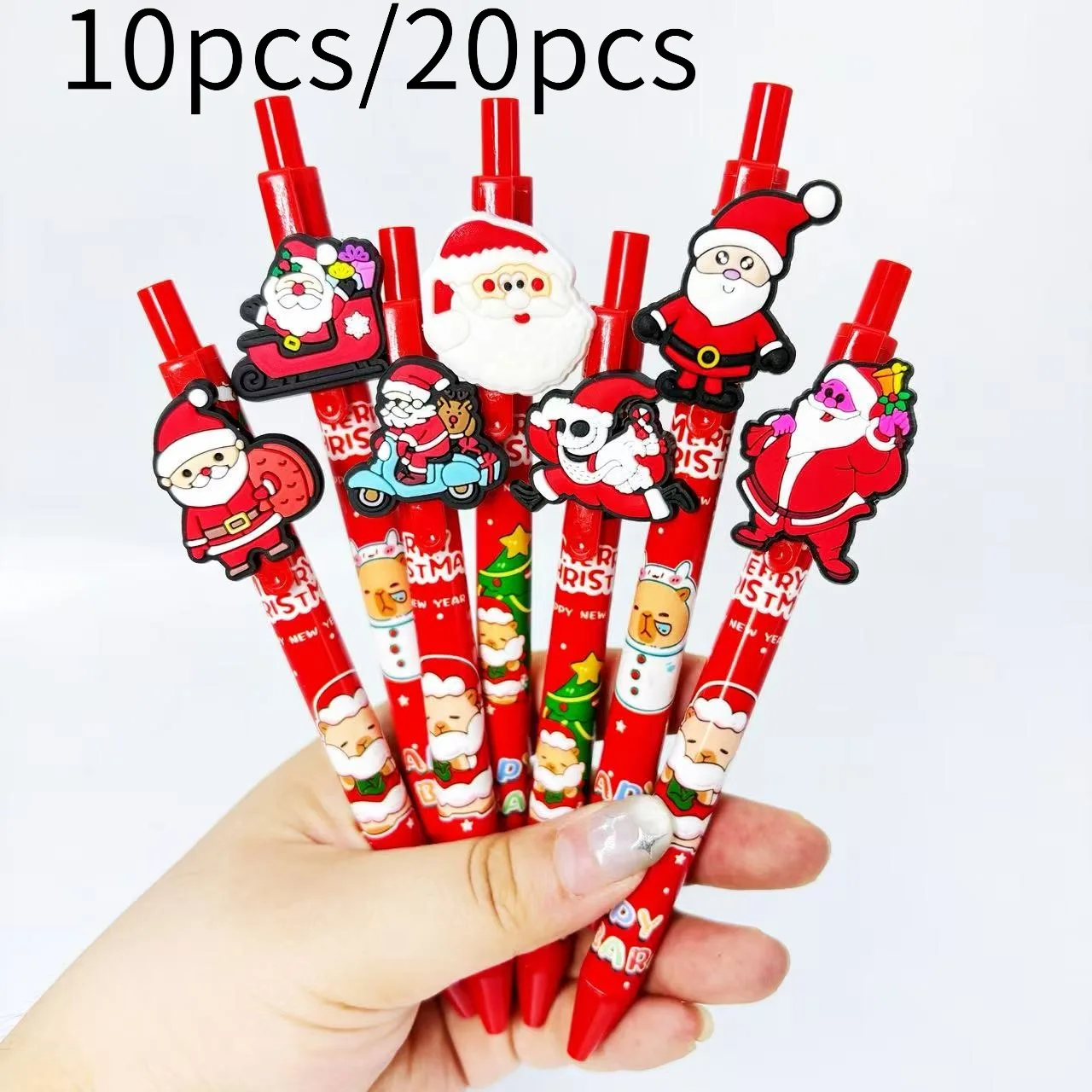 10pcs/20pcs Creative Santa Claus Theme Ballpoint Pens Christmas Series Ballpoint Pens Holiday Limited Edition Ballpoint Pens
10pcs/20pcs Creative Santa Claus Theme Ballpoint Pens Christmas Series Ballpoint Pens Holiday Limited Edition Ballpoint Pens
