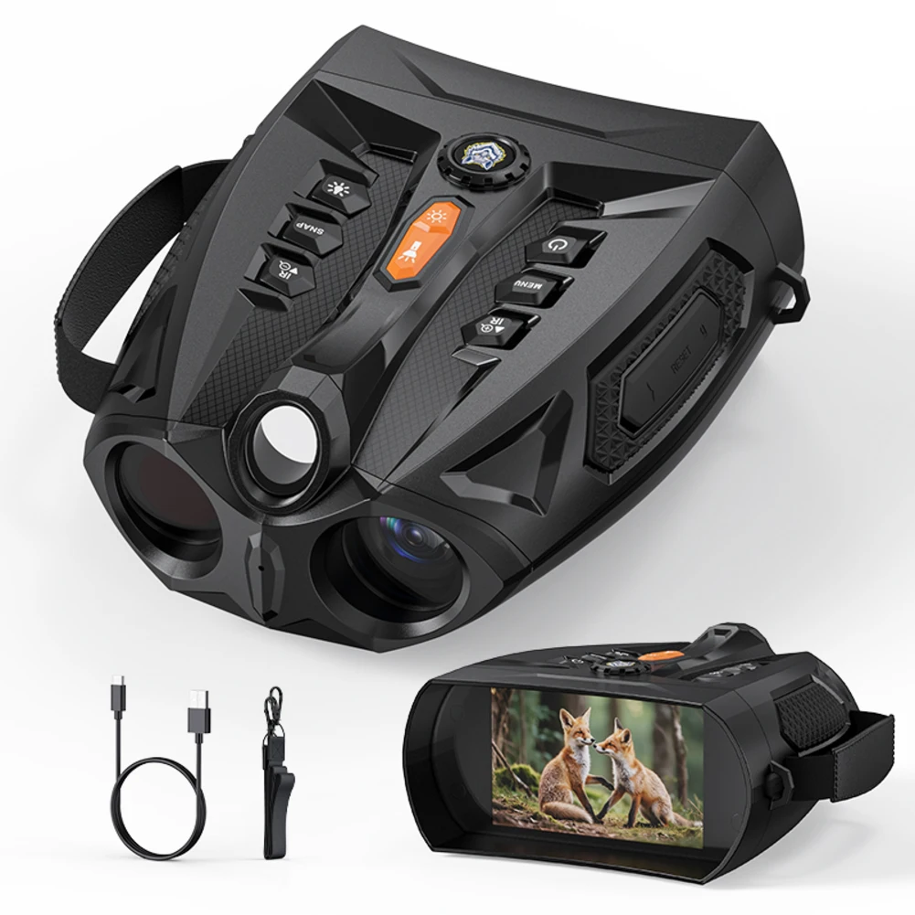 4K Digital For-Night Vision Binoculars 10XZoom For Outdoor Adventures Electronic Binocular Telescope With Infrared For Hunting
4K Digital For-Night Vision Binoculars 10XZoom For Outdoor Adventures Electronic Binocular Telescope With Infrared For Hunting