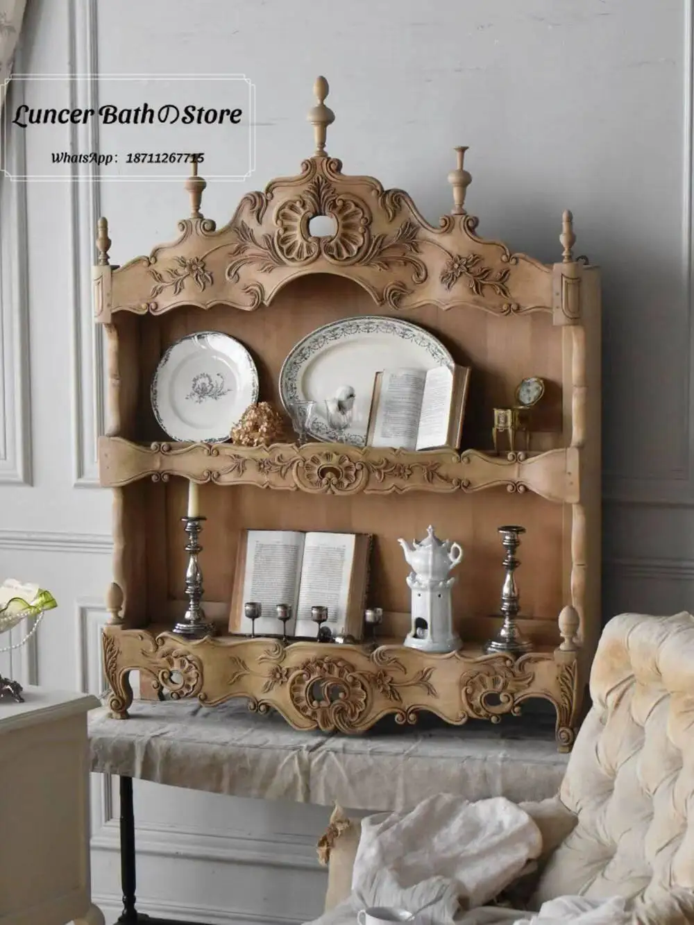 Mid-Century French Vintage Wall Mounted Cabinet, Solid Wood Storage Organizer Display Shelf for Bedroom Living Room
Mid-Century French Vintage Wall Mounted Cabinet, Solid Wood Storage Organizer Display Shelf for Bedroom Living Room