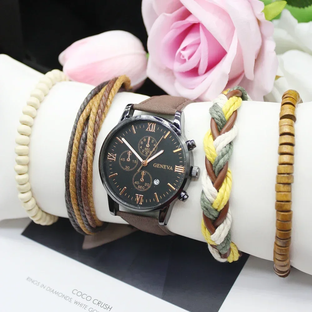 5pcs New luxury ultra-thin quartz watch gentlemanliness Round dial Fashion Casual Men Watch include bracelet box for accessory
5pcs New luxury ultra-thin quartz watch gentlemanliness Round dial Fashion Casual Men Watch include bracelet box for accessory