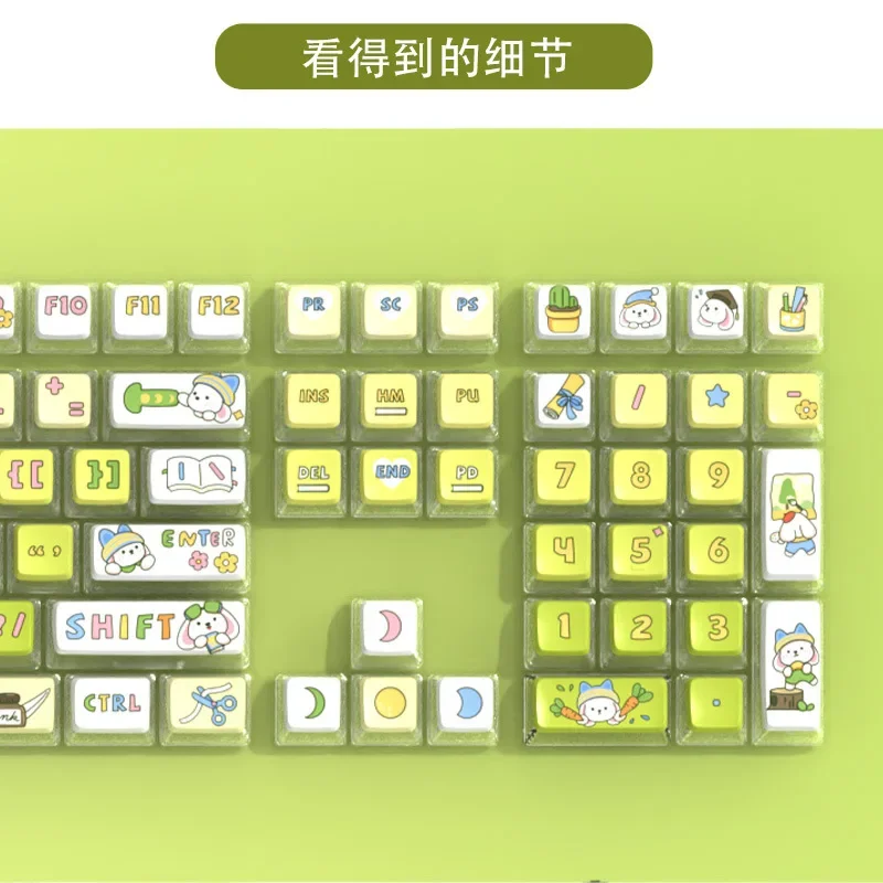 Original gradual change color PC transparent PBT hot sublimation mechanical keyboard keycap keycaps custom personality cute sa
Original gradual change color PC transparent PBT hot sublimation mechanical keyboard keycap keycaps custom personality cute sa