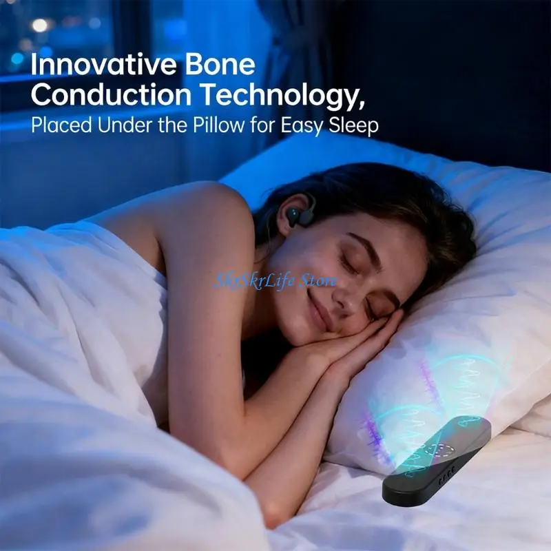 E65E Enhanced Bone Conductions Speaker for Sleep White Noise Pillow Friendly Long Battery
E65E Enhanced Bone Conductions Speaker for Sleep White Noise Pillow Friendly Long Battery