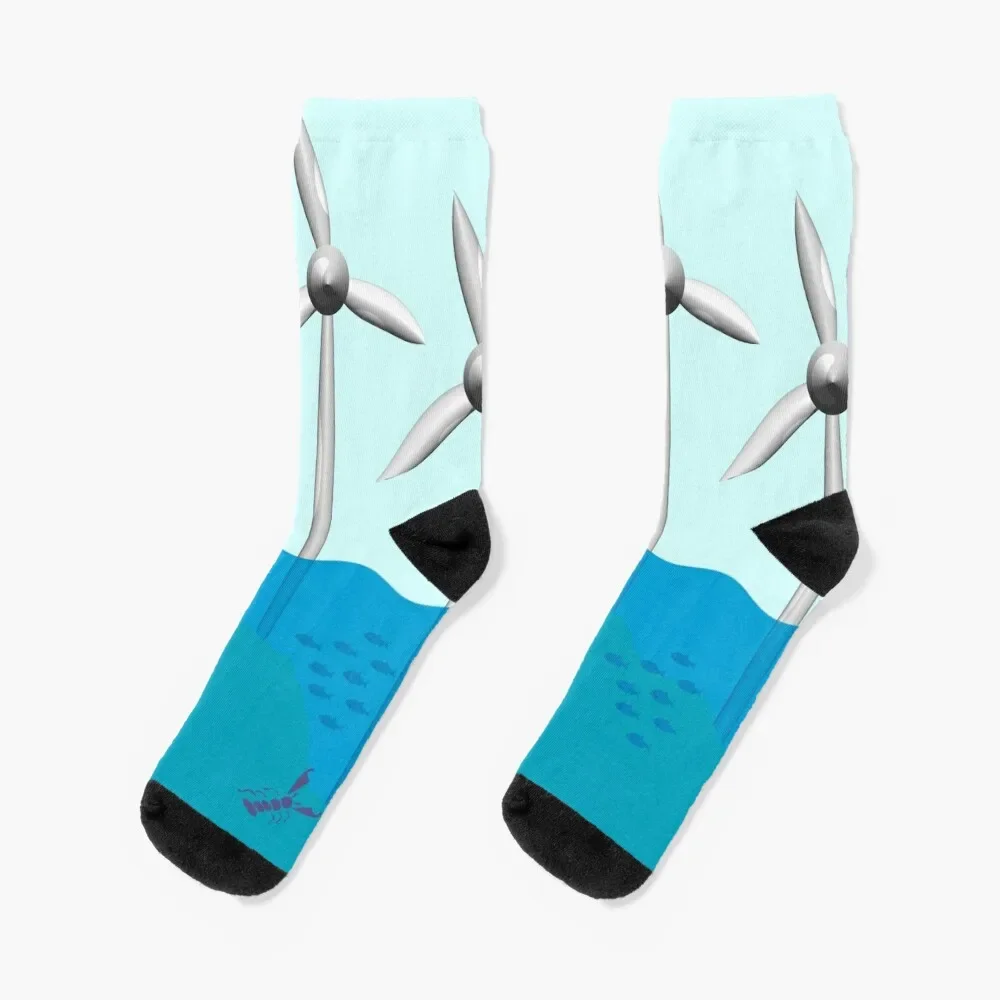 Offshore wind farm with fish nursery around base. Socks luxe aesthetic sport Mens Socks Women's
Offshore wind farm with fish nursery around base. Socks luxe aesthetic sport Mens Socks Women's