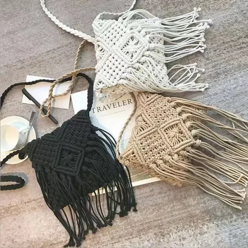 Women Straw Shoulder Bag with Tassel Crochet Satchel Bag Solid Color Bohemian Sling Bag Ladies Daily Bag Crossbody Bag
Women Straw Shoulder Bag with Tassel Crochet Satchel Bag Solid Color Bohemian Sling Bag Ladies Daily Bag Crossbody Bag
