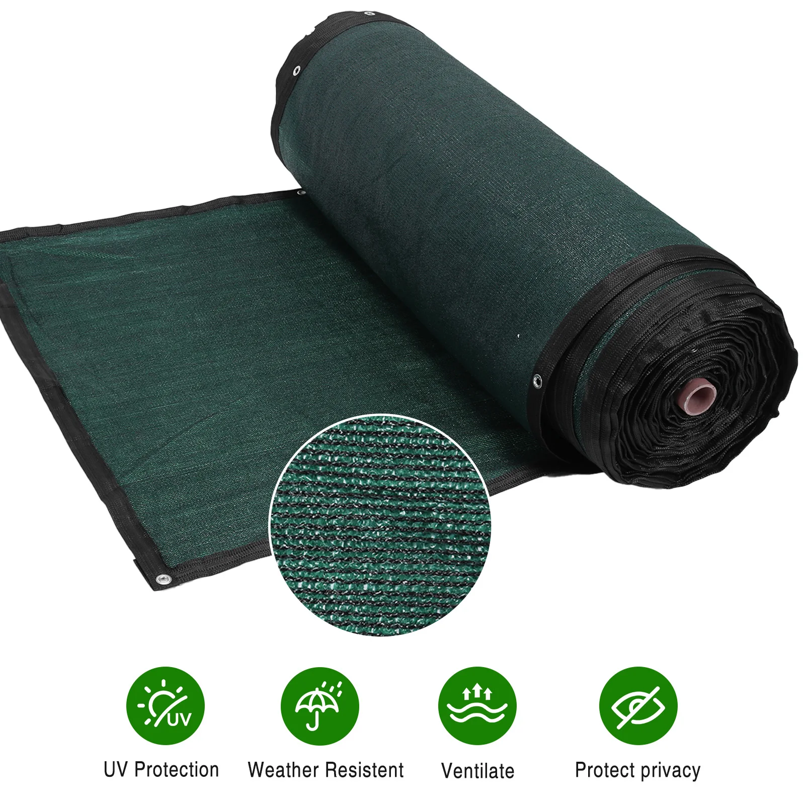 Сетка-ограждение 1,22 м x 138 м, 90% блокировка, с усиленными креплениями и металлическими люверсами для террасы, улицы, двора, патио
Сетка-ограждение 1,22 м x 138 м, 90% блокировка, с усиленными креплениями и металлическими люверсами для террасы, улицы, двора, патио