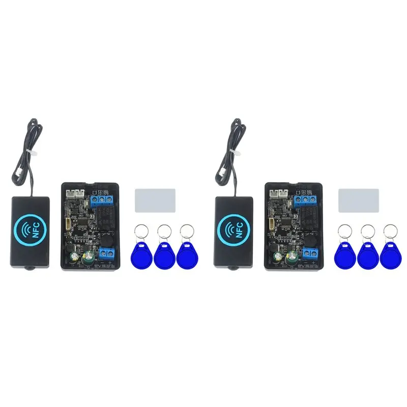 ABKN-2X Fingerprint Access Controller NFC Electric Lock Control Relay Module IC Card Induction Switch IC And NFC