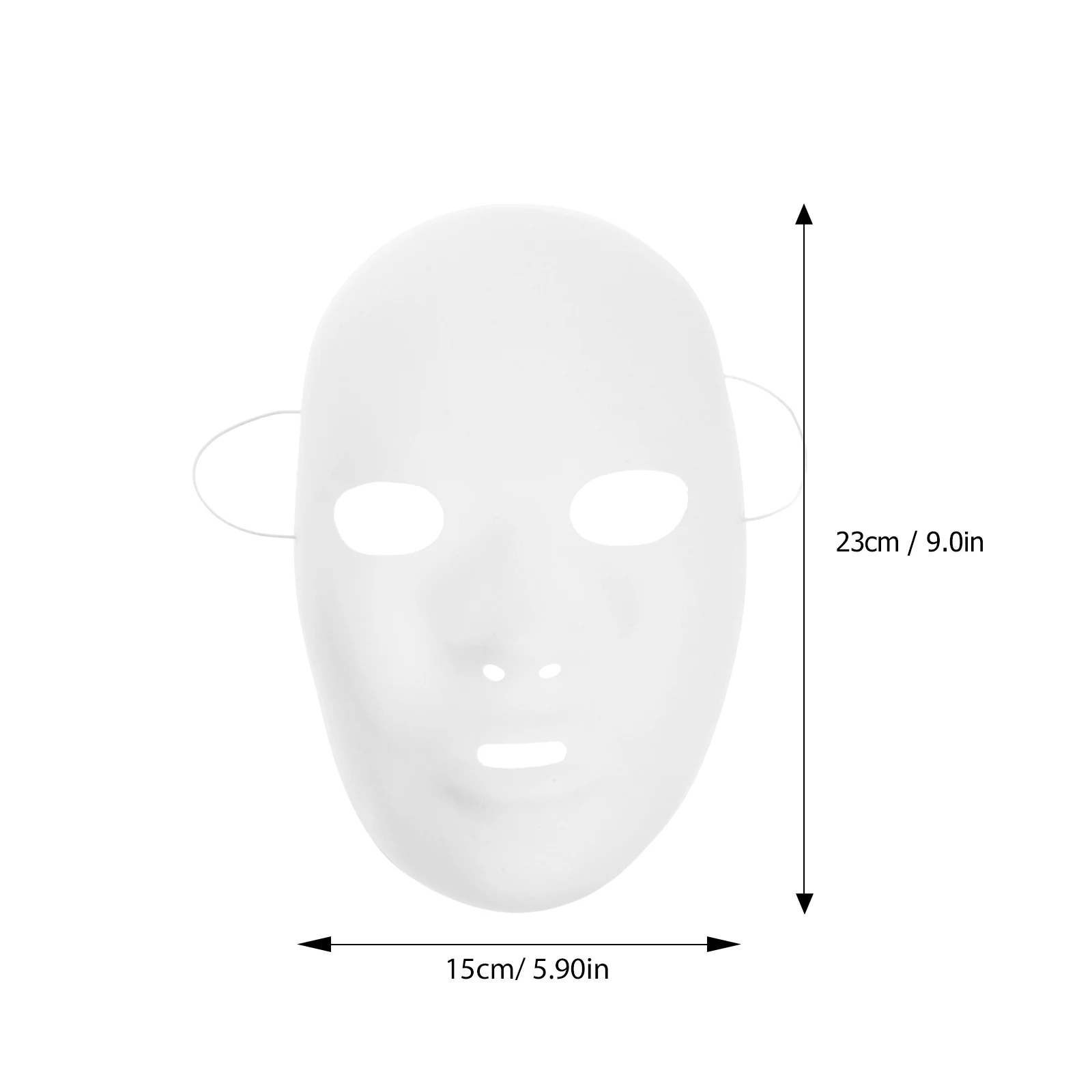 12 Pcs White Mask Full Face Cosplay Halloween Costumes Party Masks Blank Men and Women
12 Pcs White Mask Full Face Cosplay Halloween Costumes Party Masks Blank Men and Women