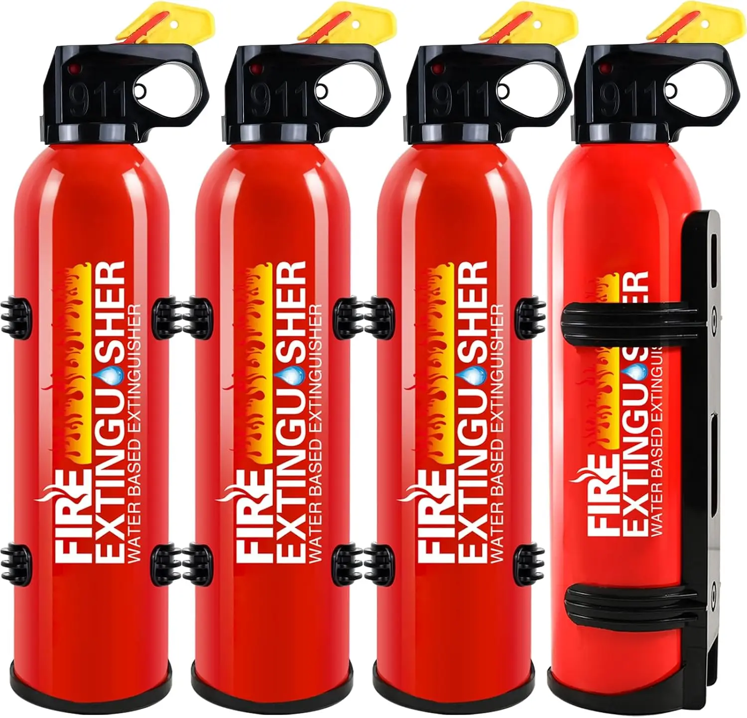 Upgrade Fire Extinguisher 4-Pack with Mount, Portable for Home Car Kitchen Truck Boat A B C K Category
Upgrade Fire Extinguisher 4-Pack with Mount, Portable for Home Car Kitchen Truck Boat A B C K Category