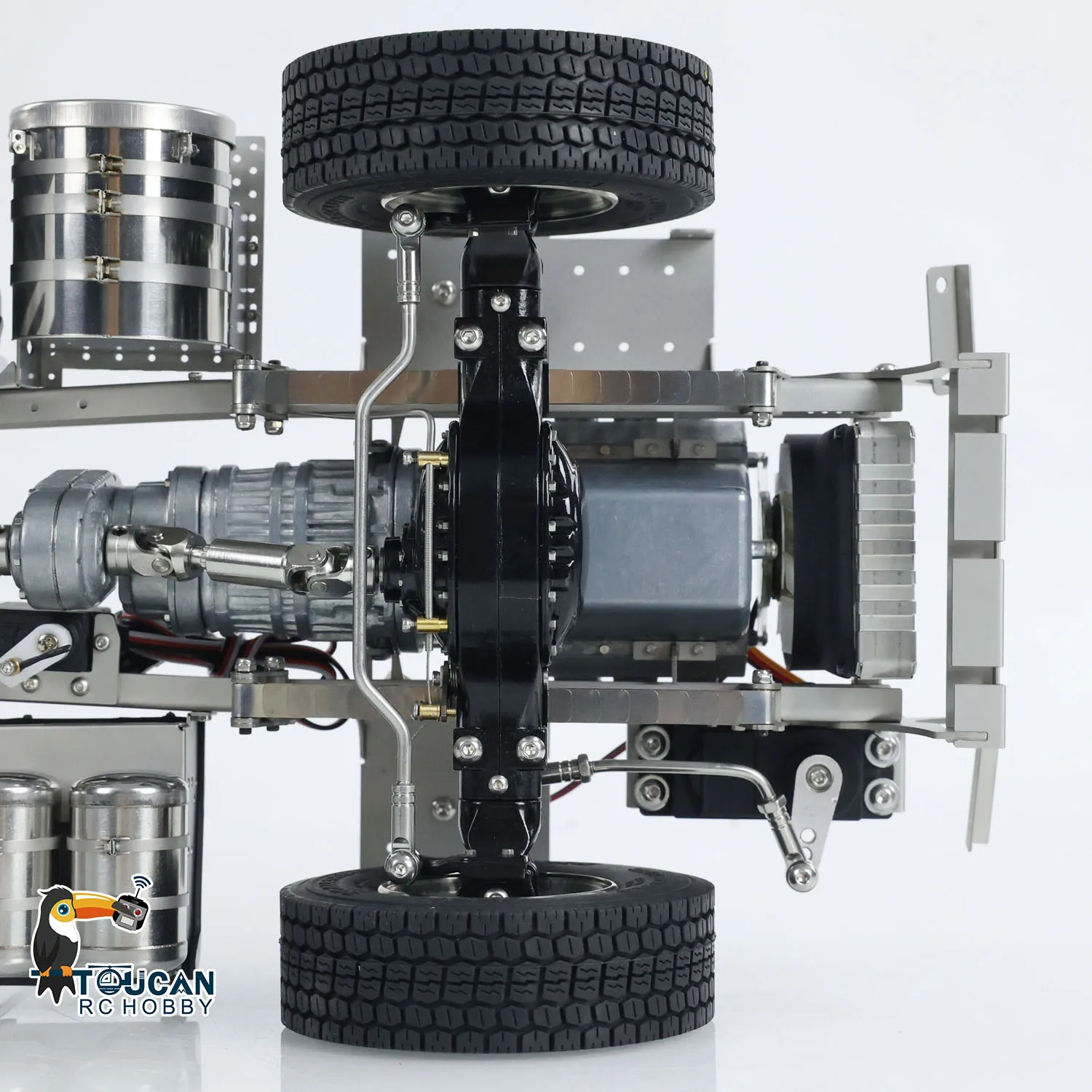 4x4 RC 1/14 Scale Metal Chassis 3 Speeds Differential Lock Axles for Remote Control Tractor Truck R620 R730 Car Vehicles Model
4x4 RC 1/14 Scale Metal Chassis 3 Speeds Differential Lock Axles for Remote Control Tractor Truck R620 R730 Car Vehicles Model