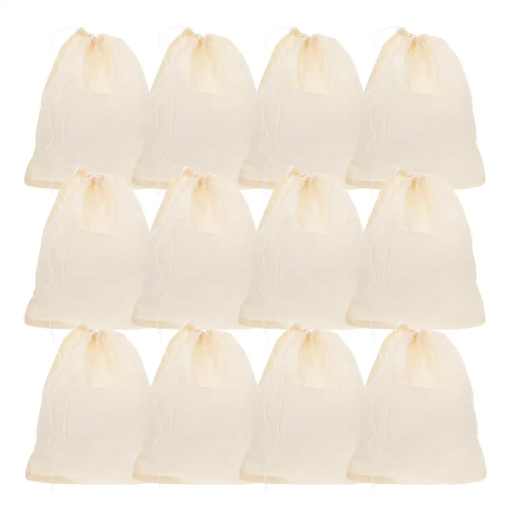 20 Pcs Small Pouch Drawstring Soup Bag Spice Stew Seasoning Filter Bags Gauze Beige Cotton
20 Pcs Small Pouch Drawstring Soup Bag Spice Stew Seasoning Filter Bags Gauze Beige Cotton