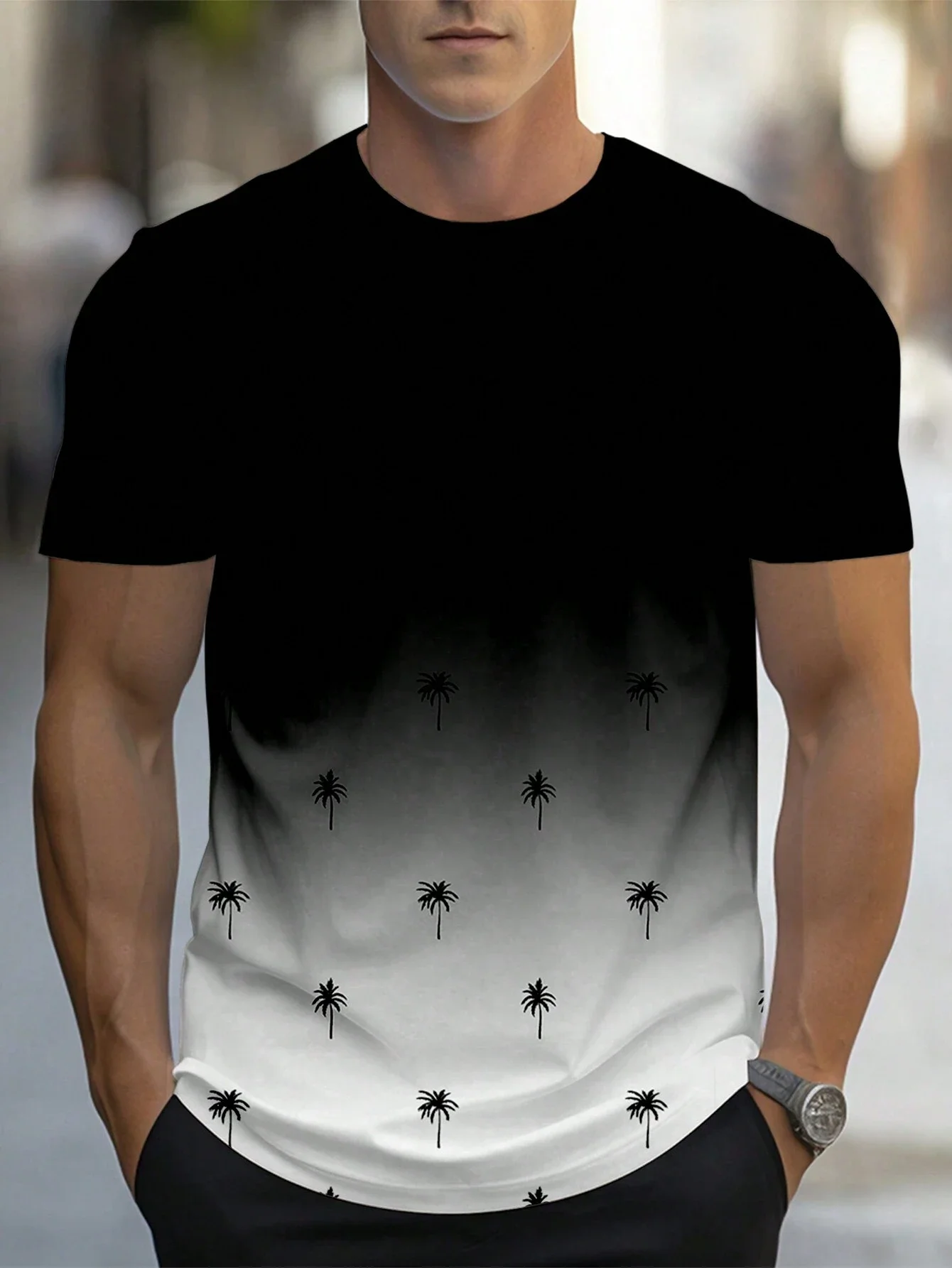 Printed T Shirt For Men Gradient Harajuku Short Sleeve Tee Tops Leisure Crew Neck Men's Casual T-shirts
Printed T Shirt For Men Gradient Harajuku Short Sleeve Tee Tops Leisure Crew Neck Men's Casual T-shirts