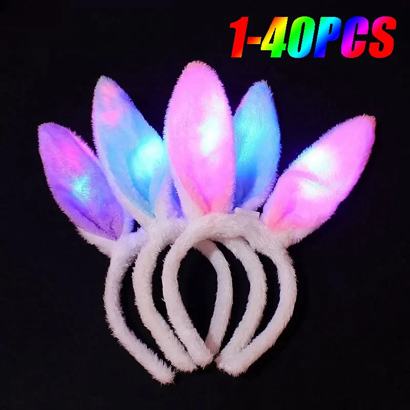 Easter Rabbit Costume Accessories Light Up Rabbit Ears Headband Bendable Easter Plush Soft LED Bunny Ears for Women Girls
Easter Rabbit Costume Accessories Light Up Rabbit Ears Headband Bendable Easter Plush Soft LED Bunny Ears for Women Girls