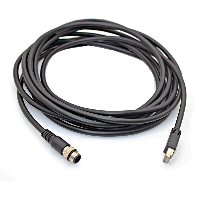 M12 Shift RJ45 cable A Type 4 5 8 12Pins Male Plug Injection Molding Screw Thread Connector With High Softness Cable
M12 Shift RJ45 cable A Type 4 5 8 12Pins Male Plug Injection Molding Screw Thread Connector With High Softness Cable