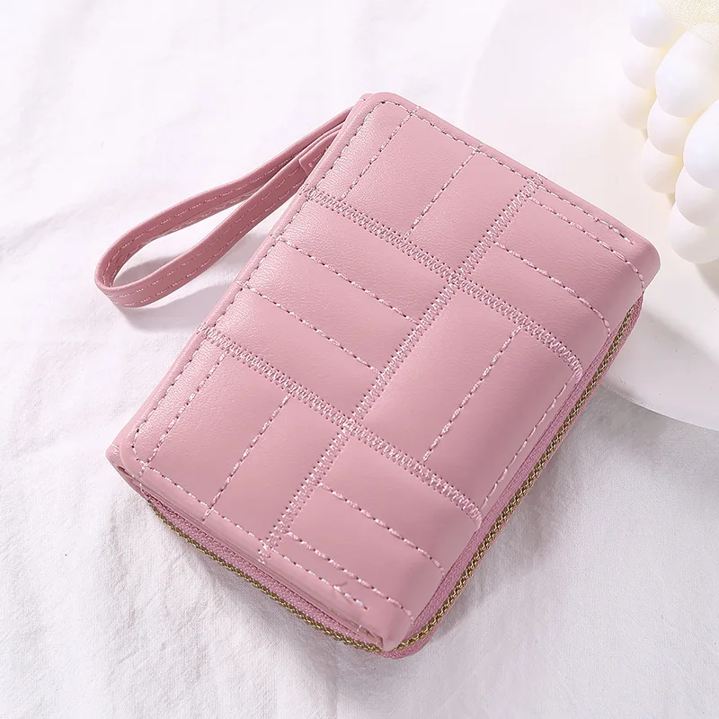 Женские Простые кошельки, кожаный женский кошелек, мини-кошелек с застежкой, однотонный держатель для нескольких карт, короткие кошельки, тонкий маленький кошелек на молнии
Женские Простые кошельки, кожаный женский кошелек, мини-кошелек с застежкой, однотонный держатель для нескольких карт, короткие кошельки, тонкий маленький кошелек на молнии