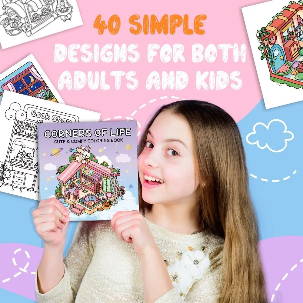 DIY Spooky Cute Coloring Book Relax Educational Watercolor Painting Book Cute Funny Filling Color Book Kids Gift
DIY Spooky Cute Coloring Book Relax Educational Watercolor Painting Book Cute Funny Filling Color Book Kids Gift