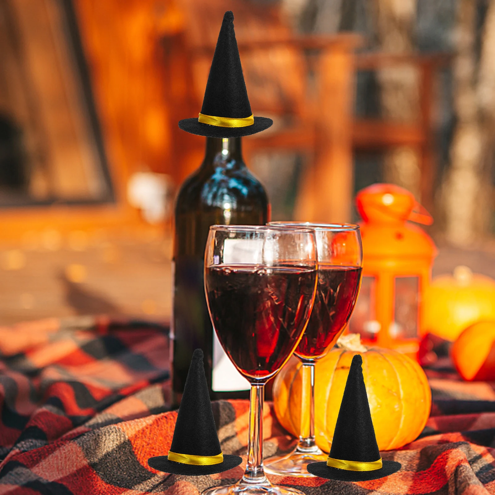 4Pcs Witch Felt Fabric Wine Bottle Decor Soft Mini Accessories Halloween Wine Bottle DIY Crafts
4Pcs Witch Felt Fabric Wine Bottle Decor Soft Mini Accessories Halloween Wine Bottle DIY Crafts