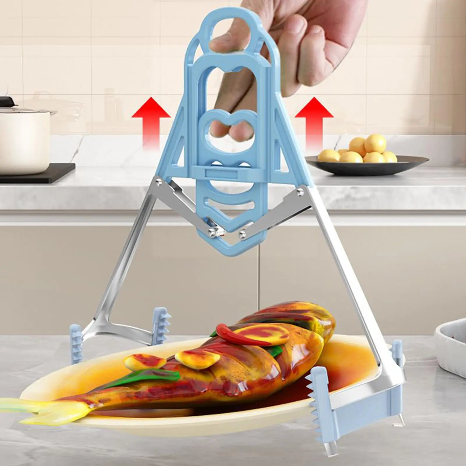 Hot Plate Clip Stainless Steel Dish Plate Clip Heat-Resistant Heavy-Duty Pan Clip Grabber Kitchen Tools Pot Lifter Tongs Pan
Hot Plate Clip Stainless Steel Dish Plate Clip Heat-Resistant Heavy-Duty Pan Clip Grabber Kitchen Tools Pot Lifter Tongs Pan