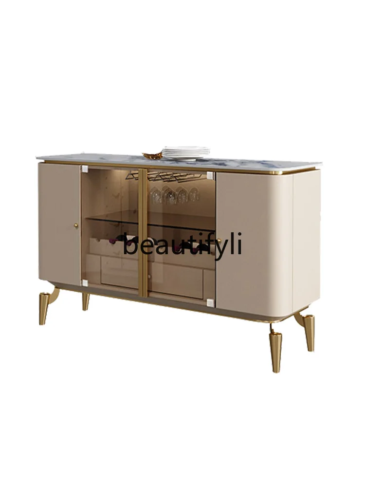 Light luxury dining side, solid wood Italian style, glass wine cabinet, living room home storage locker
Light luxury dining side, solid wood Italian style, glass wine cabinet, living room home storage locker