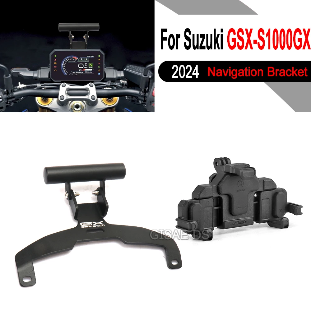 FOR Suzuki GSX-S1000GX GSX-S1000GX 2024 New Motorcycle Accessories Phone Navigation Holder CNC Mobile Navigation Bracket
FOR Suzuki GSX-S1000GX GSX-S1000GX 2024 New Motorcycle Accessories Phone Navigation Holder CNC Mobile Navigation Bracket
